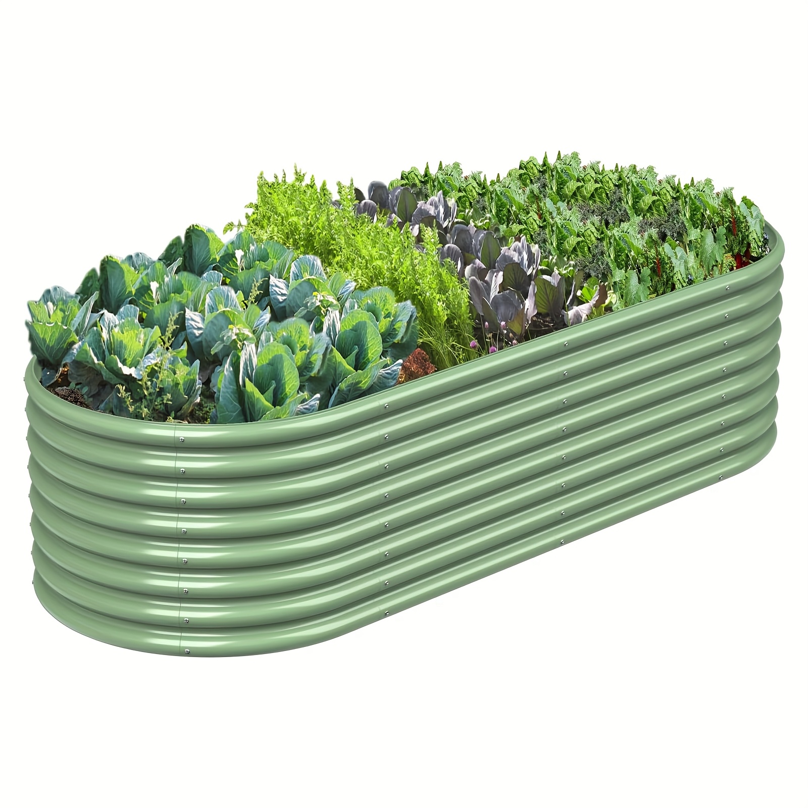 Gardening Tools Green - Outdoor Metal Planter Raised Garden Bed,