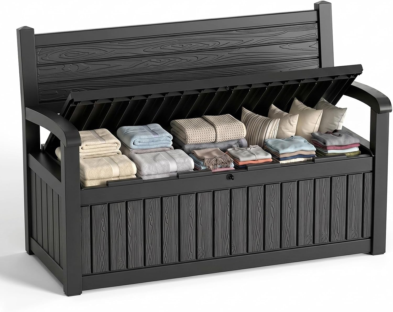 Gardening Tools Organizer - Large Outdoor Storage Bench Deck Box