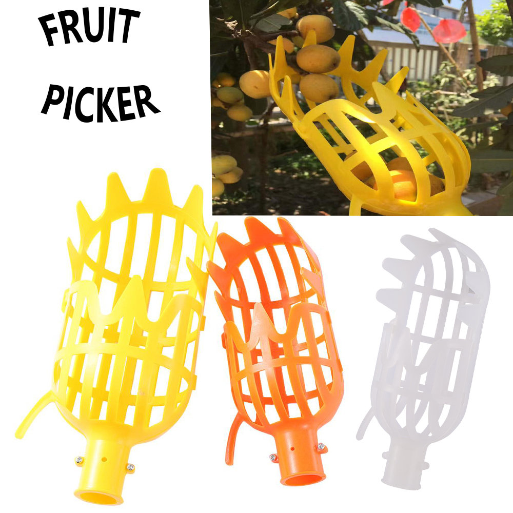 Gardening Tools Organizer - Garden Basket Fruit Picker Head Plastic