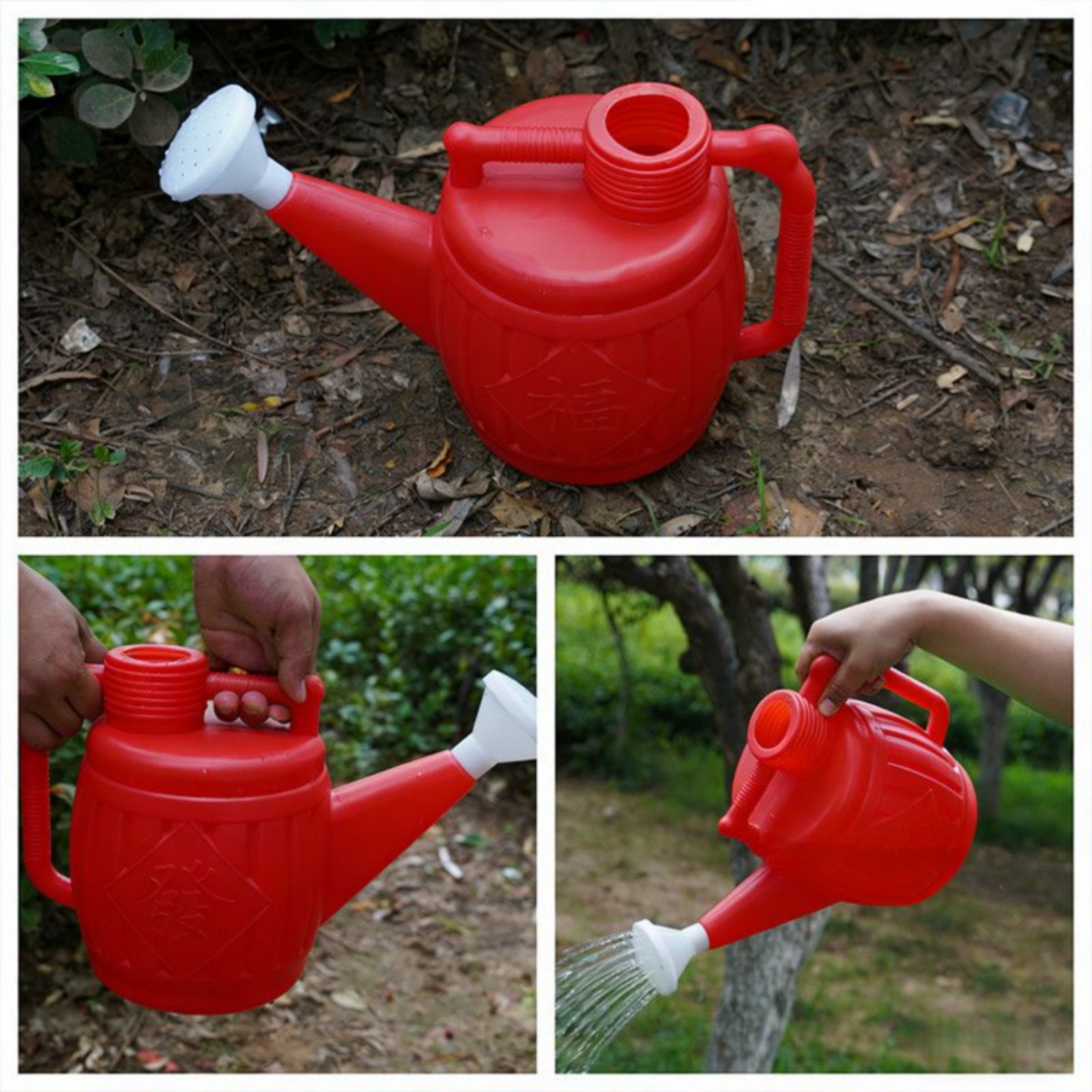 Plastic Watering Can Lidless L - Gardening Tools Watering Can 评论和价格
