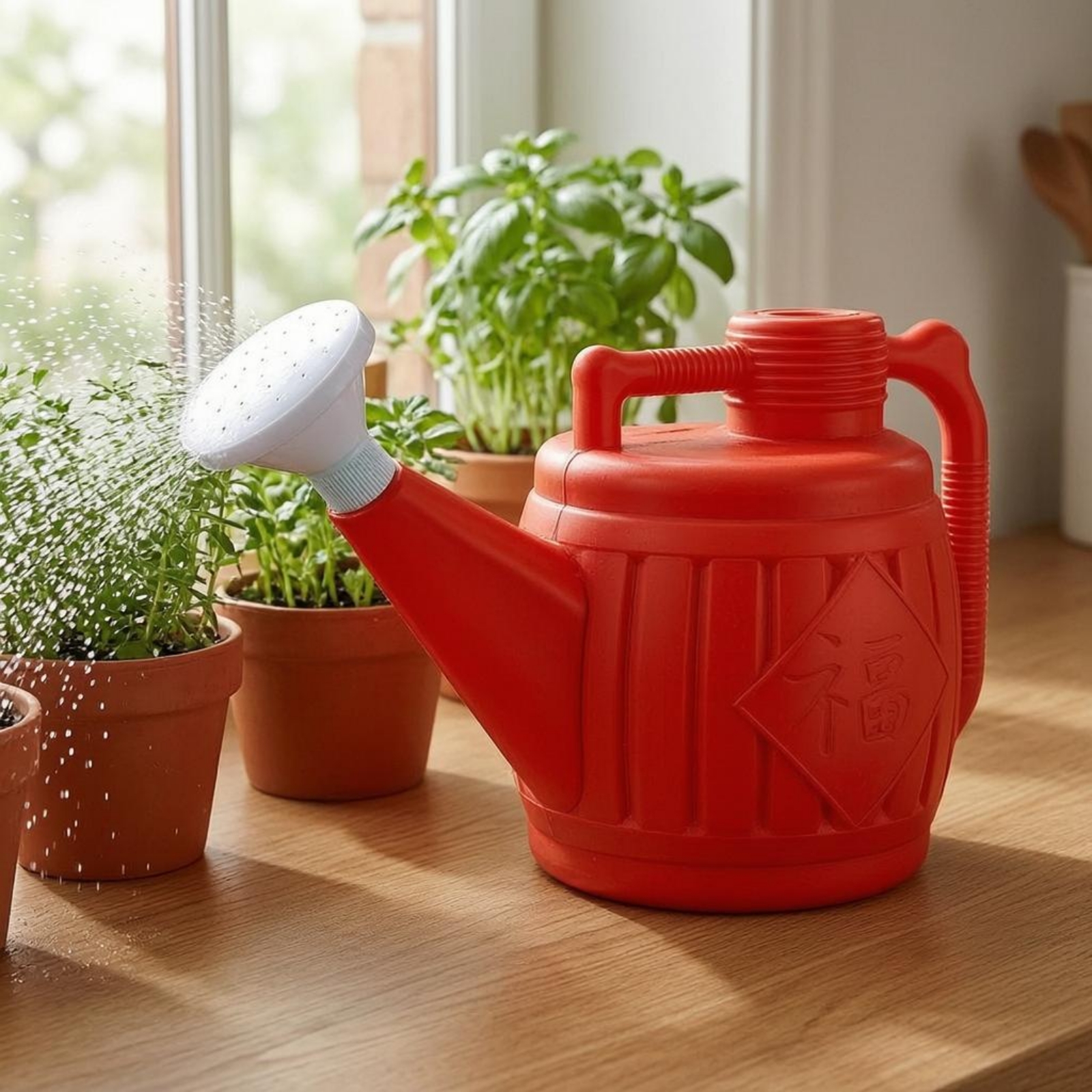 Plastic Watering Can Lidless L - Gardening Tools Watering Can 评论和价格