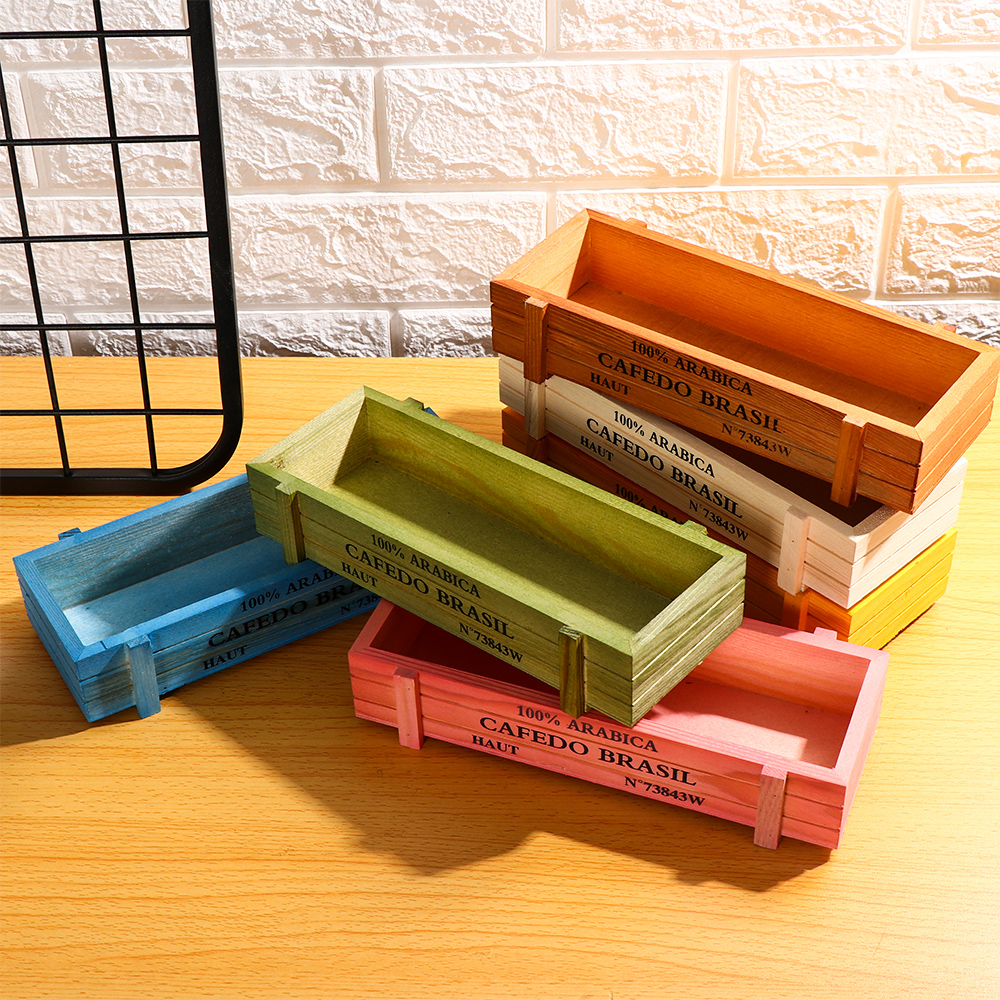 Natural Wooden Flowerpot Garde - Gardening Tools Vintage 评论和价格