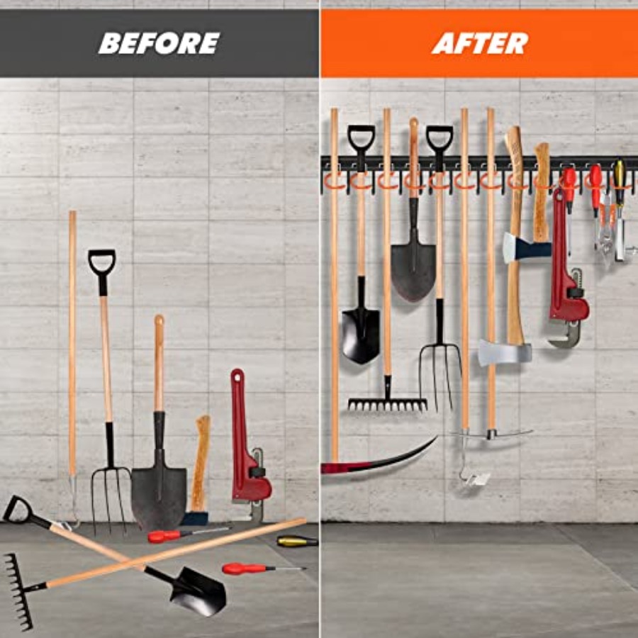 17'' All Metal Garden Tool Org - Gardening Tools Organizer 评论和价格