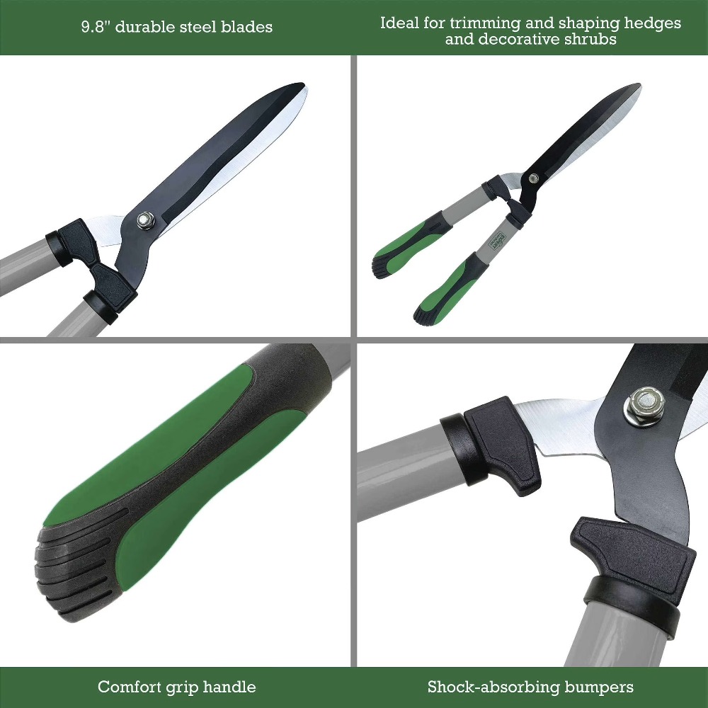 20 Inch Professional Hedge She - Gardening Tools Green 评论和价格