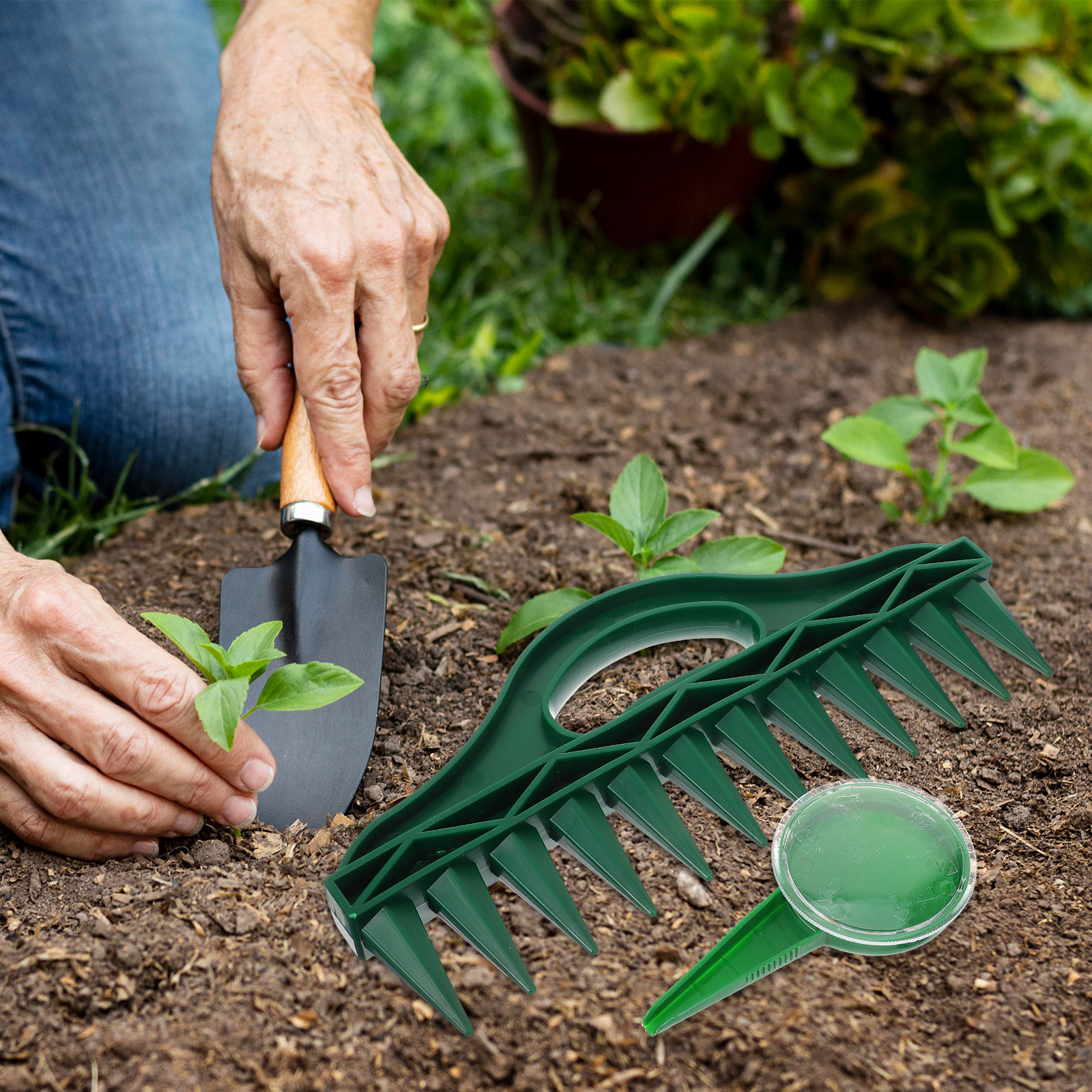 Flower Planter Tool Gardening  - Gardening Tools Green 评论和价格