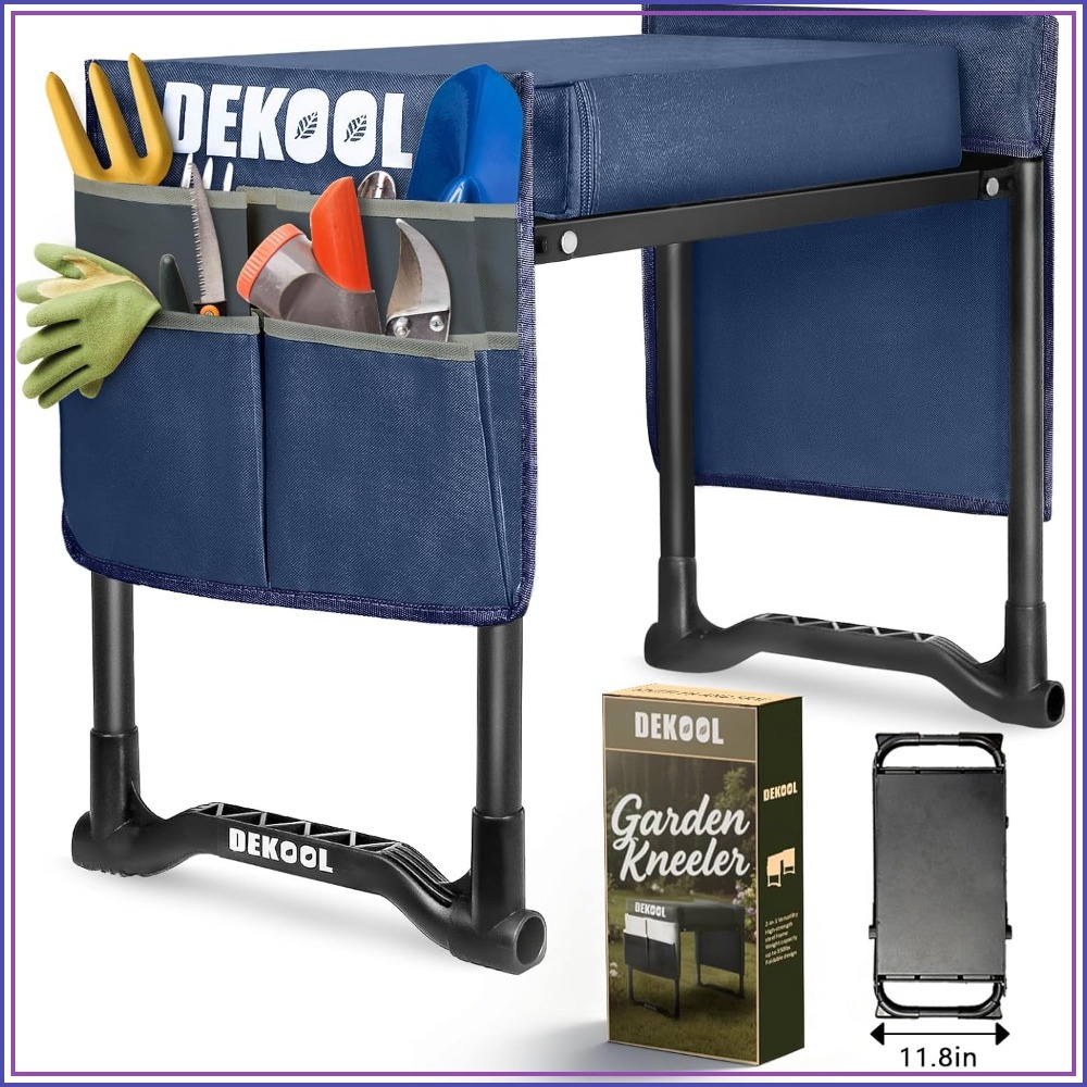 Garden Kneeler and Seat with 3 - Gardening Tools Heavy Duty 评论和价格