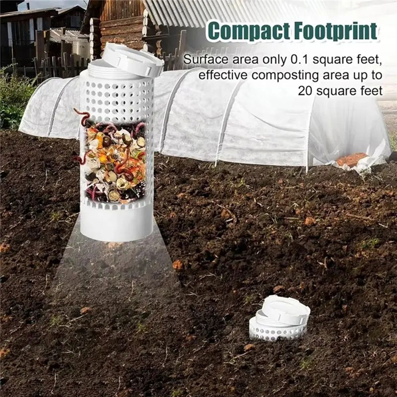 AT44-1 Pcs Outdoor Plastic Com - Compost Bin 评论和价格