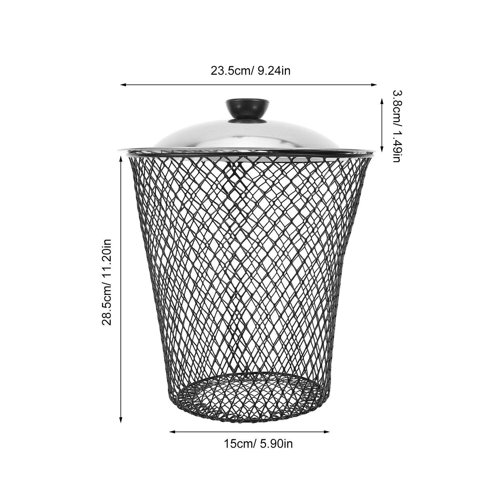 2Pcs Outdoor Metal Trash Can w - Compost Bin 评论和价格