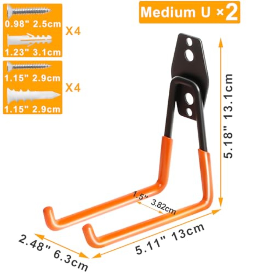 Heavy Duty Wall Hook for Tool/ - Gardening Tools Heavy Duty 评论和价格