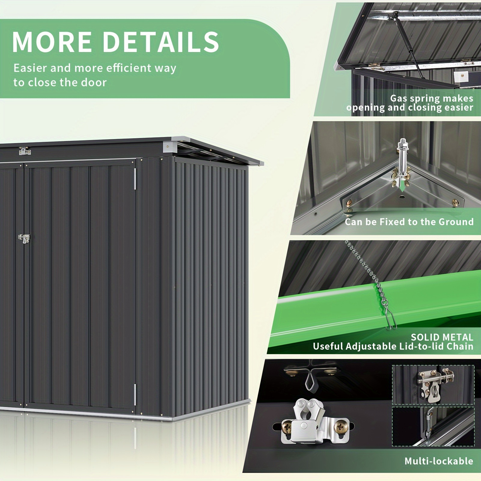 Nordivale Outdoor Trash Can St - Gardening Tools Uses 评论和价格