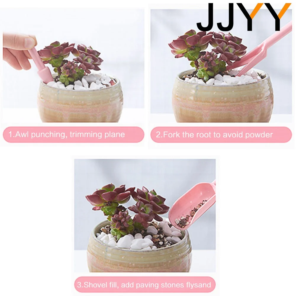 4Pcs Mini Succulent Planter Ac - Gardening Tools Green 评论和价格
