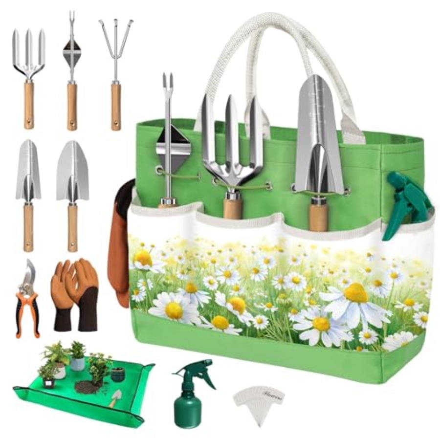 22Pcs Garden Tools Set for Wom - Gardening Tools Mothers Day 评论和价格