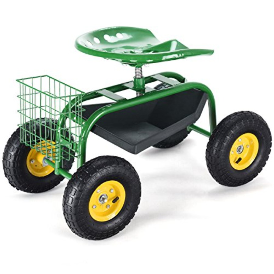 Rolling Garden Work Seat for o - Gardening Tools Green 评论和价格