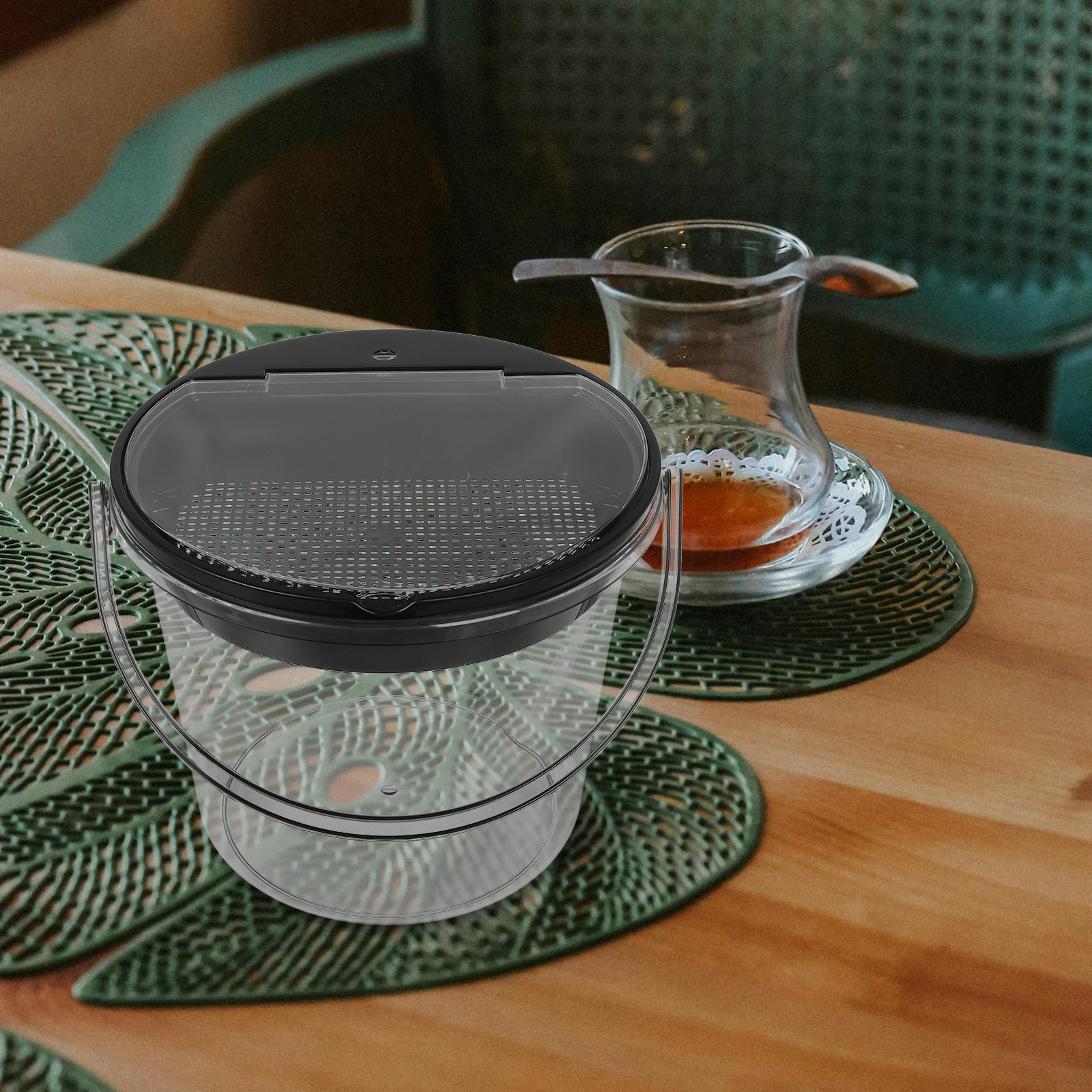 Portable Tea Dregs Drainage Bu - Compost Bin 评论和价格