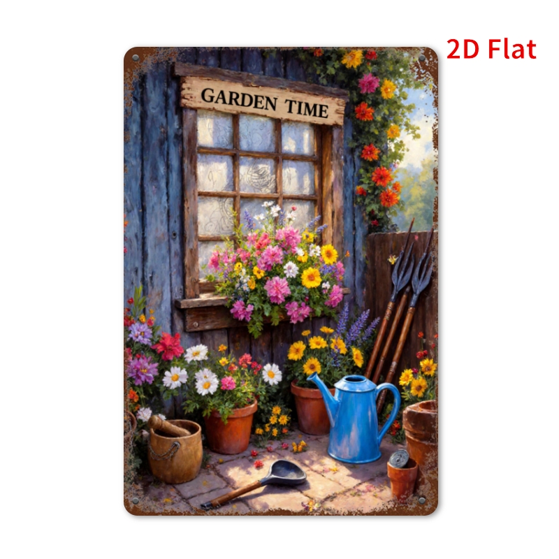 Garden Time Vintage Floral Win - Gardening Tools Vintage 评论和价格
