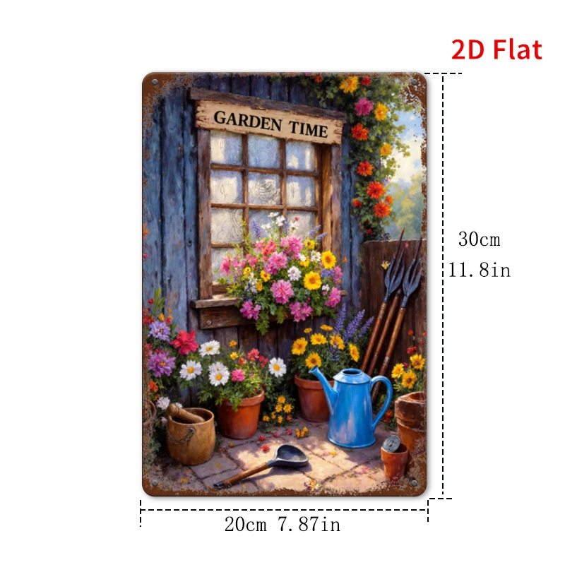 Garden Time Vintage Floral Win - Gardening Tools Vintage 评论和价格