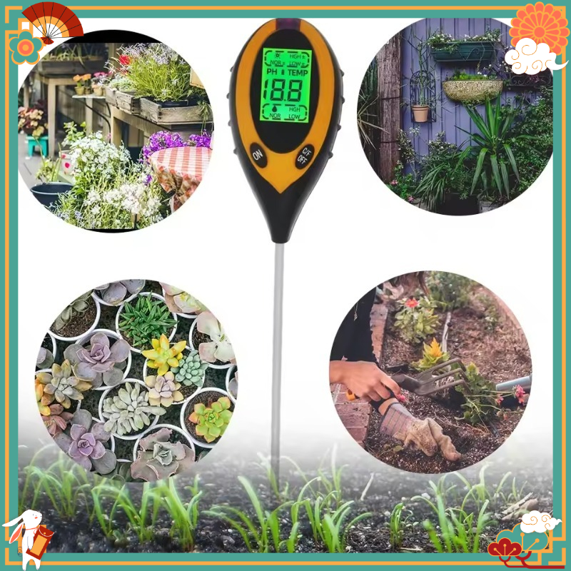 Multifunctional 4-in-1 Soil PH - Gardening Tools Uses 评论和价格