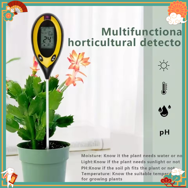 Multifunctional 4-in-1 Soil PH - Gardening Tools Uses 评论和价格