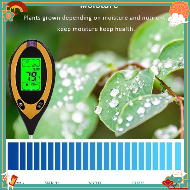 Multifunctional 4-in-1 Soil PH - Gardening Tools Uses 评论和价格