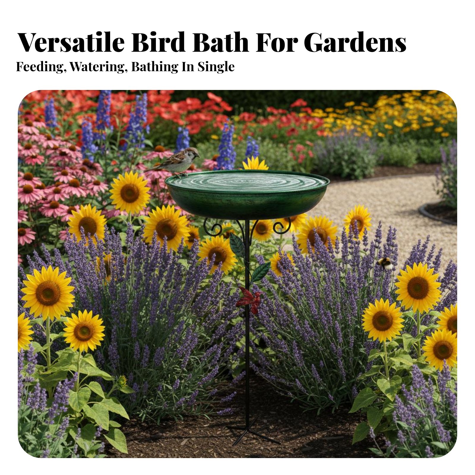 Wrought Avian Basin Bath Vinta - Gardening Tools Vintage 评论和价格