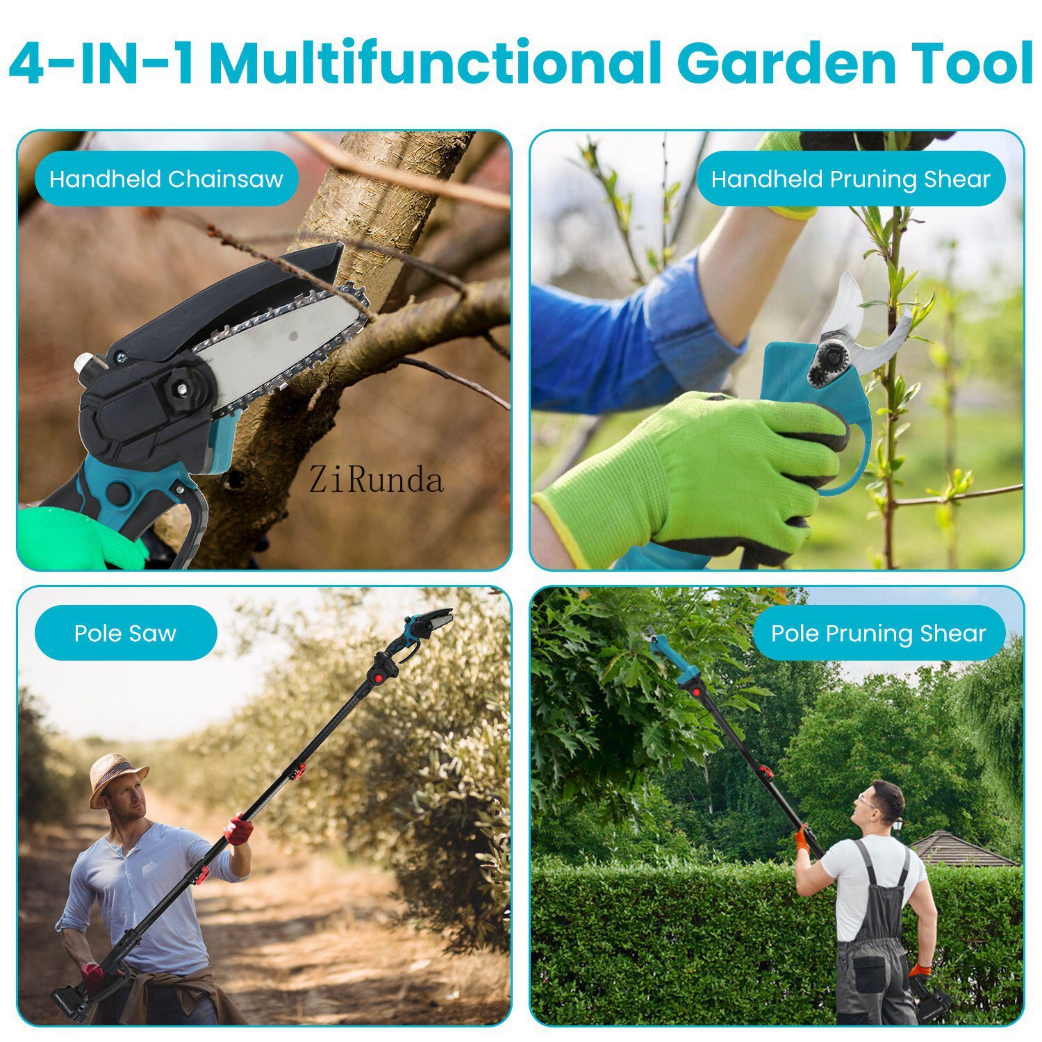 4-in-1 Pole Pruning Shears, El - Pruning Shears 评论和价格
