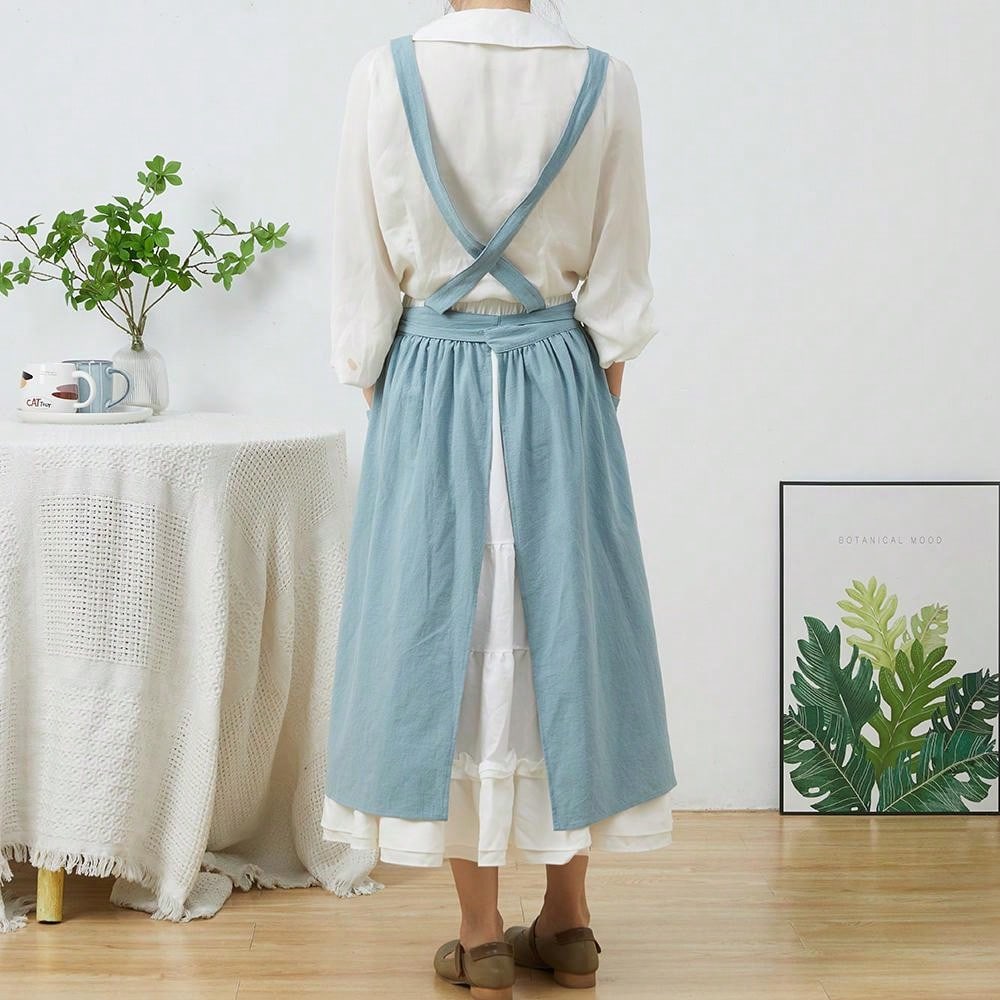 Brief Nordic Wind Pleated Skir - Gardening Tools Vintage 评论和价格