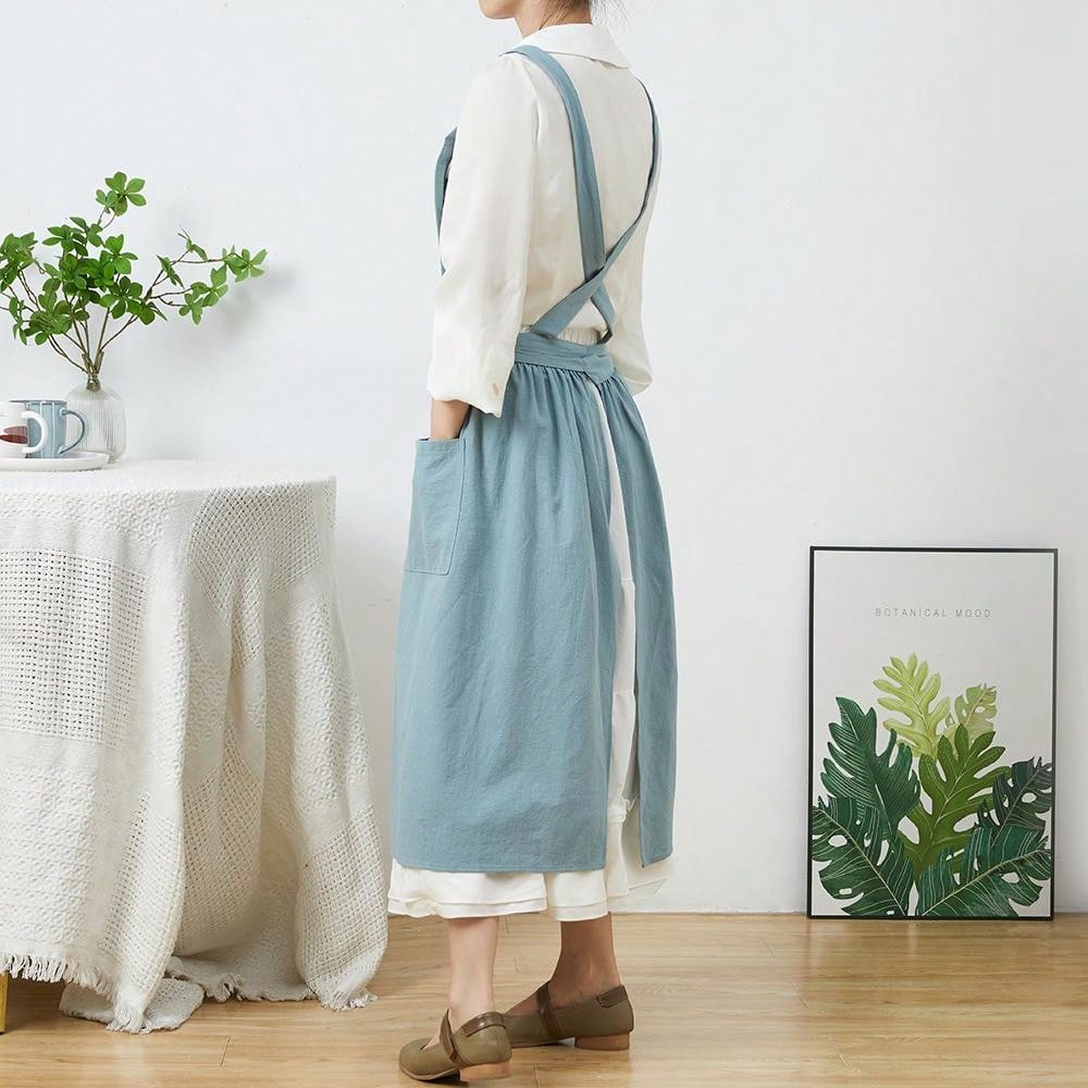 Brief Nordic Wind Pleated Skir - Gardening Tools Vintage 评论和价格