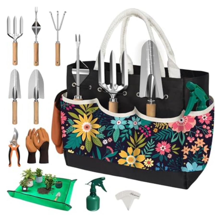 22Pcs Gardening Tools Set for  - Gardening Tools Mothers Day 评论和价格