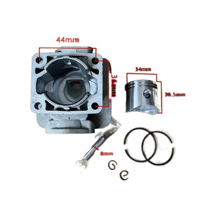 Cylinder Piston Kit 34MM For E - Gardening Tools Ppt 评论和价格