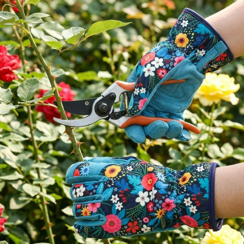 Breathable Cotton Polyester Ga - Garden Gloves Thorn Proof 评论和价格