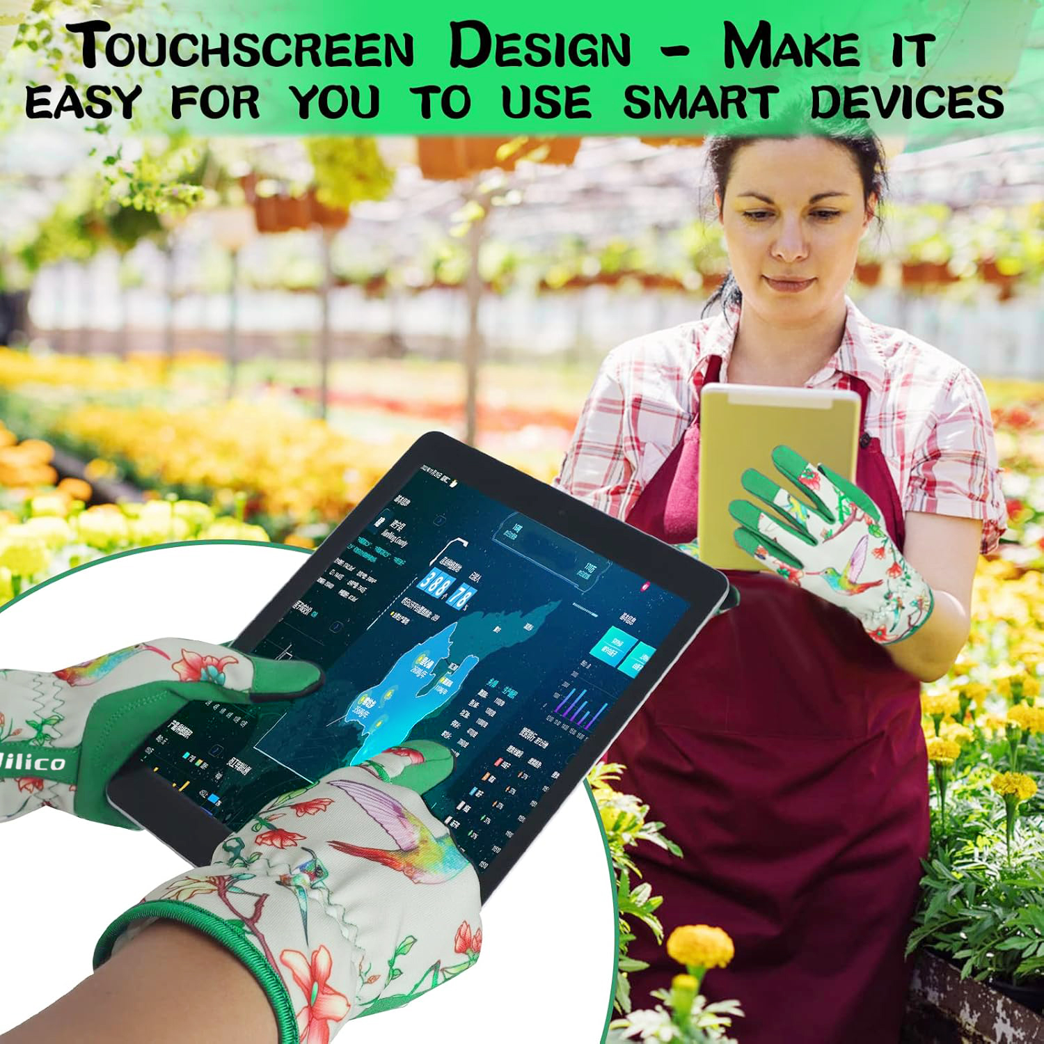 Gardening Gloves for Women Bre - Garden Gloves Thorn Proof 评论和价格