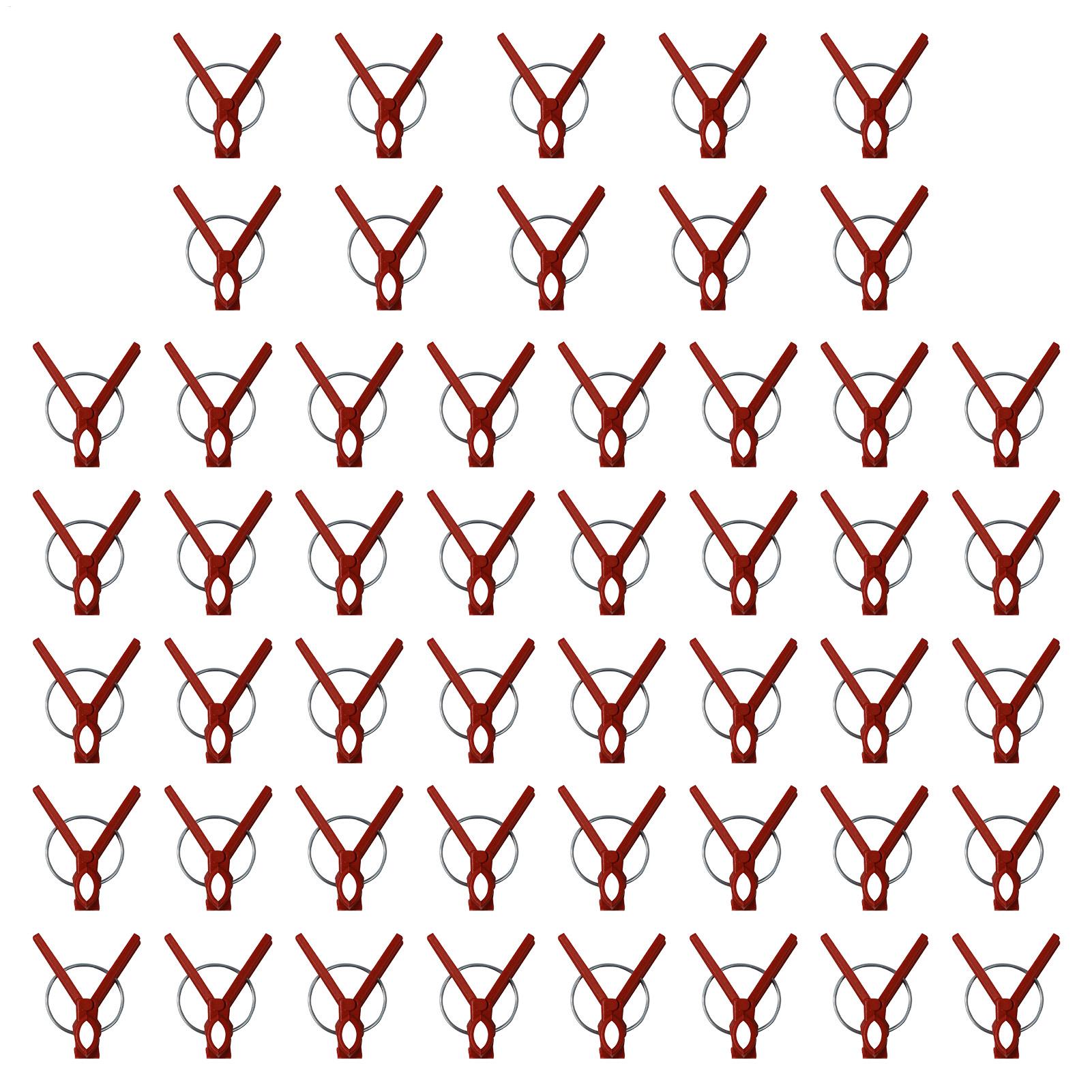 50Pcs Plant Grafting Clip Plas - Gardening Tools Uses 评论和价格