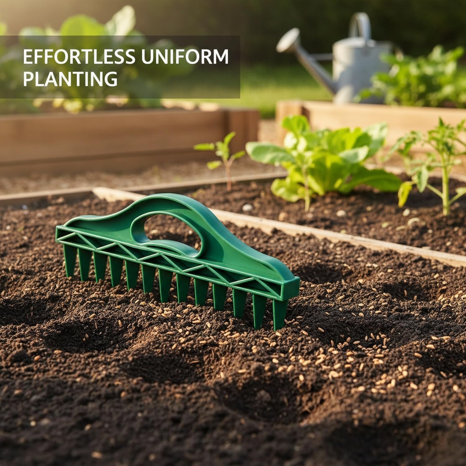 Manual Seed Spacing Tool with  - Gardening Tools Green 评论和价格