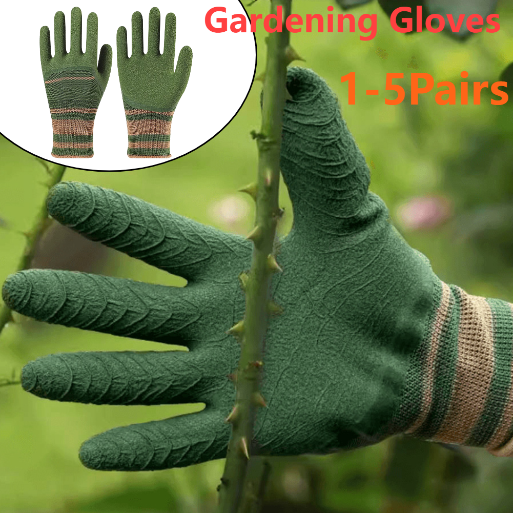 3-1 Pairs Durable Safety Glove - Garden Gloves Thorn Proof 评论和价格
