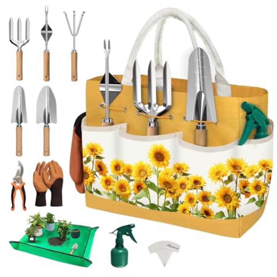 22Pcs Gardening Tools Set for  - Gardening Tools Mothers Day 评论和价格