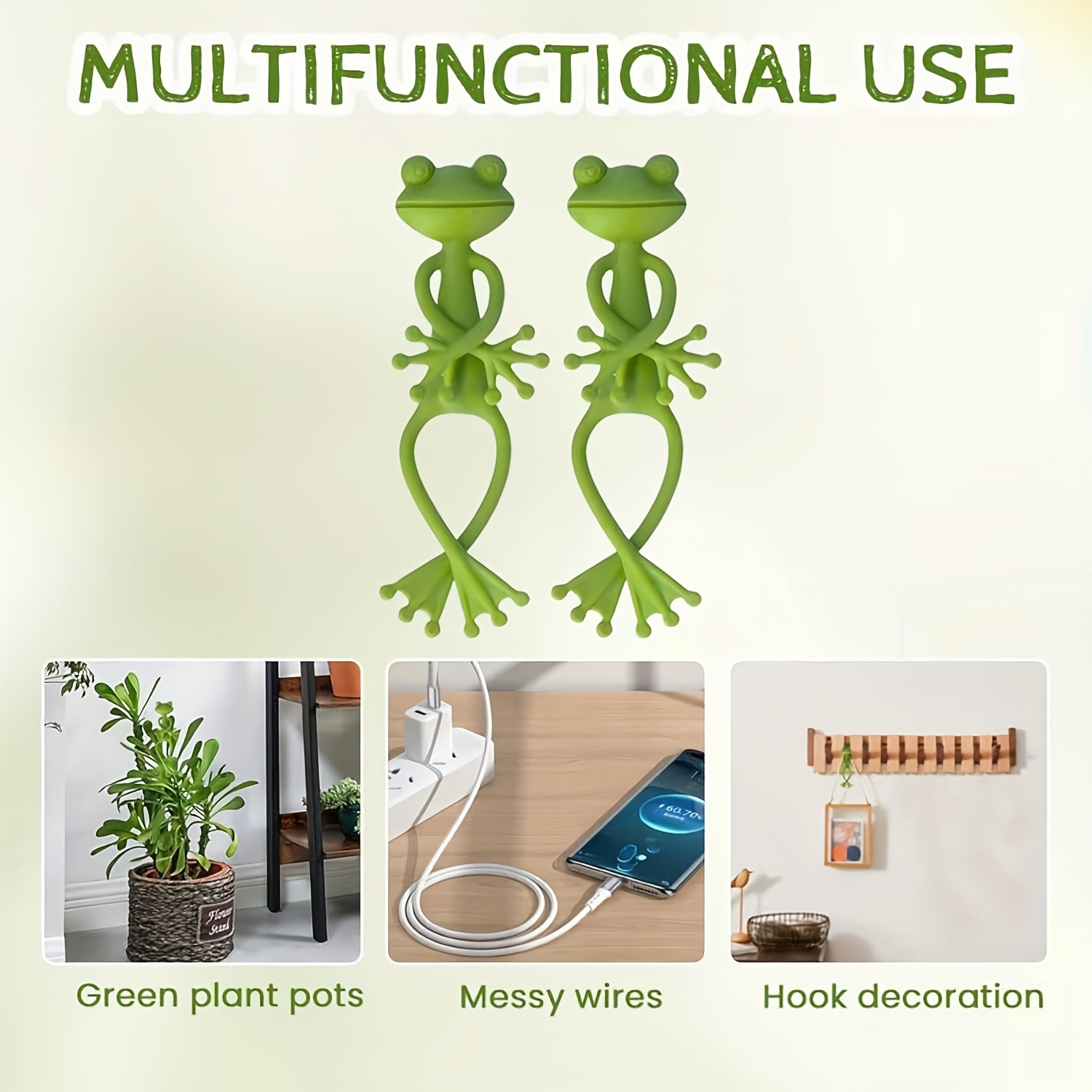Creative Green Frog Plant Fixi - Gardening Tools Green 评论和价格