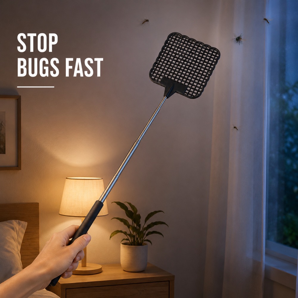 Black Fly Swatter 1/2/5 Pack S - Gardening Tools Uses 评论和价格