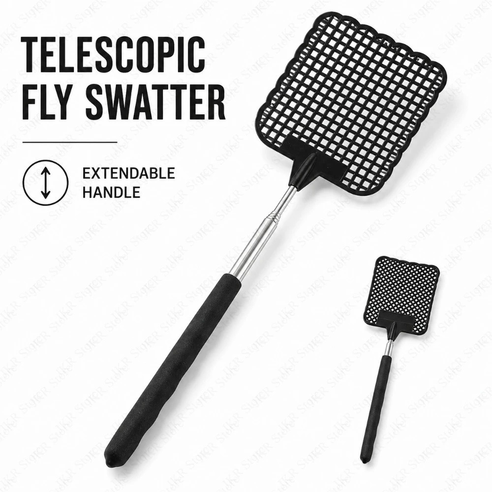 Black Fly Swatter 1/2/5 Pack S - Gardening Tools Uses 评论和价格