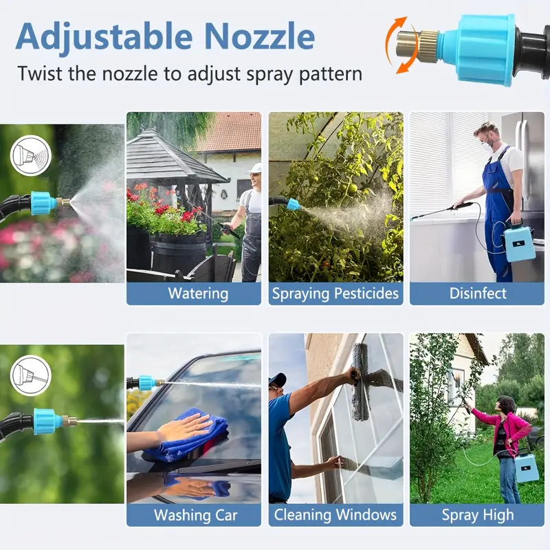 5L/8L USB Rechargeable Electri - Gardening Tools Watering Can 评论和价格
