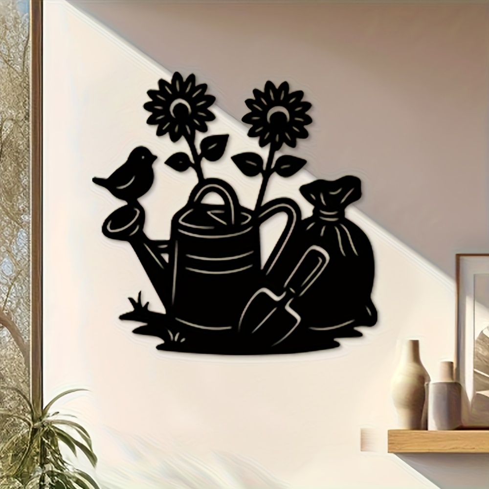 1Pcs Black Lacquered Metal Flo - Gardening Tools Vintage 评论和价格