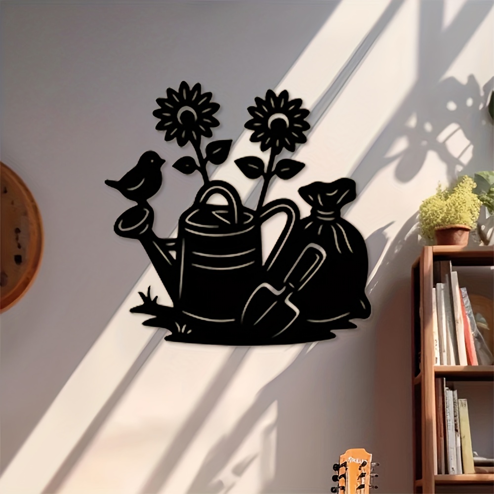 1Pcs Black Lacquered Metal Flo - Gardening Tools Vintage 评论和价格