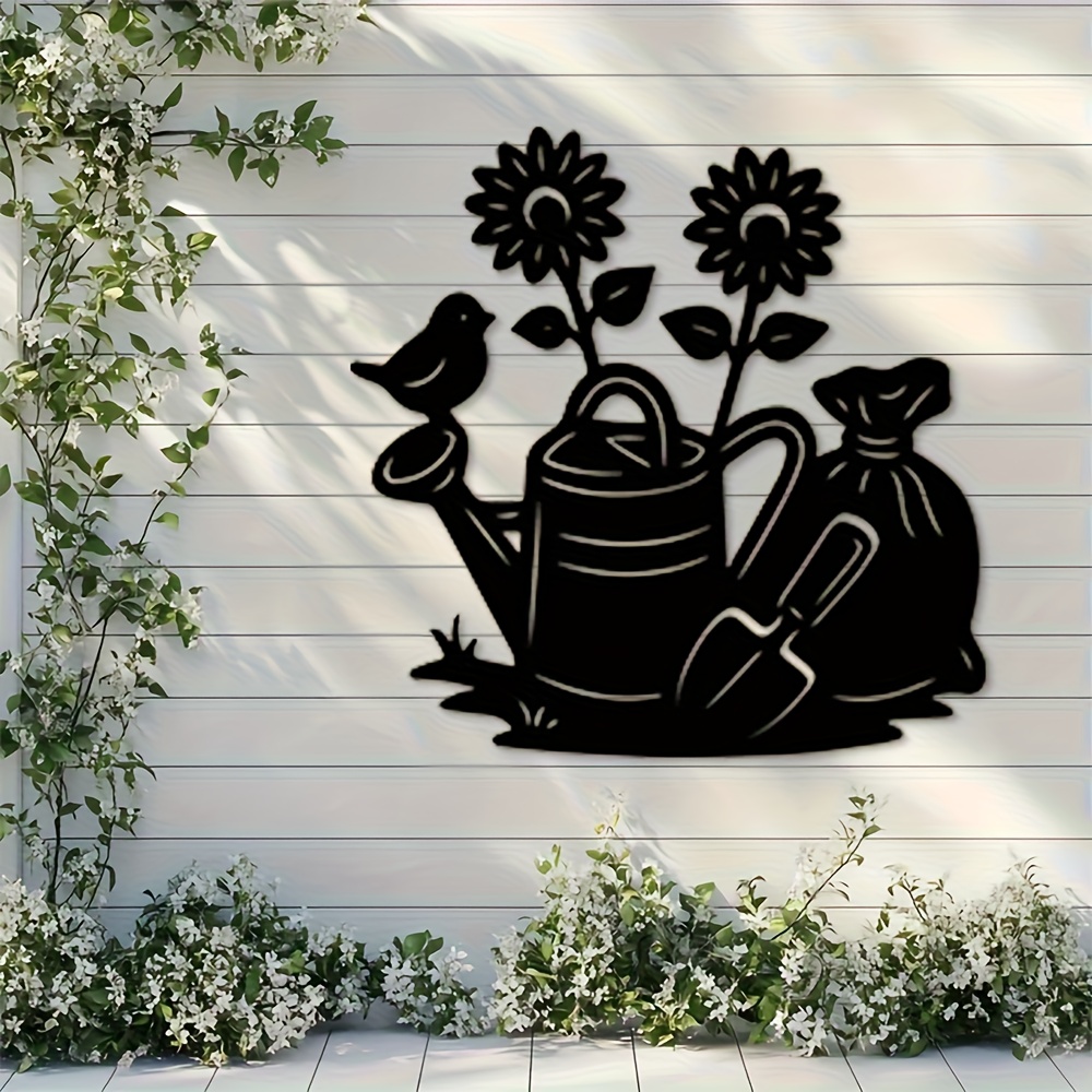 1Pcs Black Lacquered Metal Flo - Gardening Tools Vintage 评论和价格