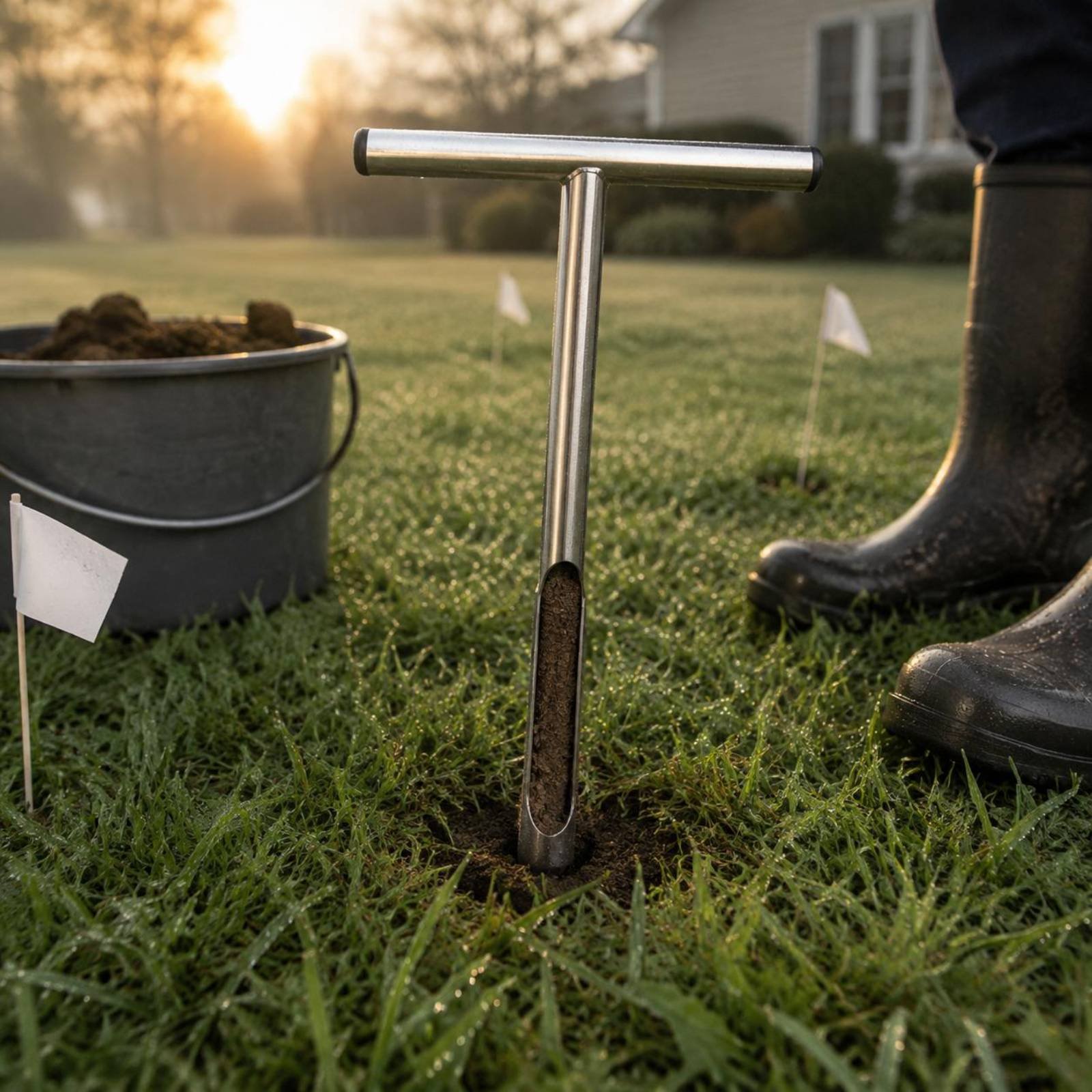 Stainless Steel Soil Sampler E - Gardening Tools Uses 评论和价格