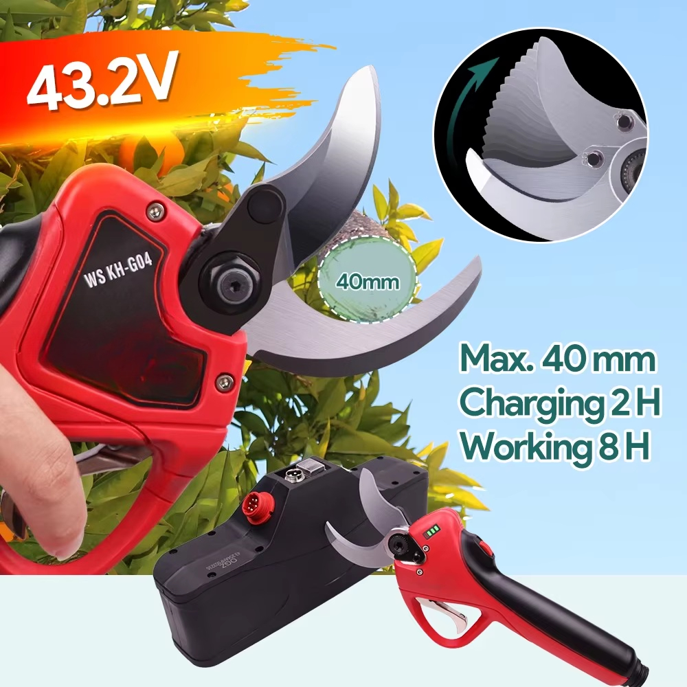 43.2V Lithium Battery 40MM Ele - Pruning Shears 评论和价格