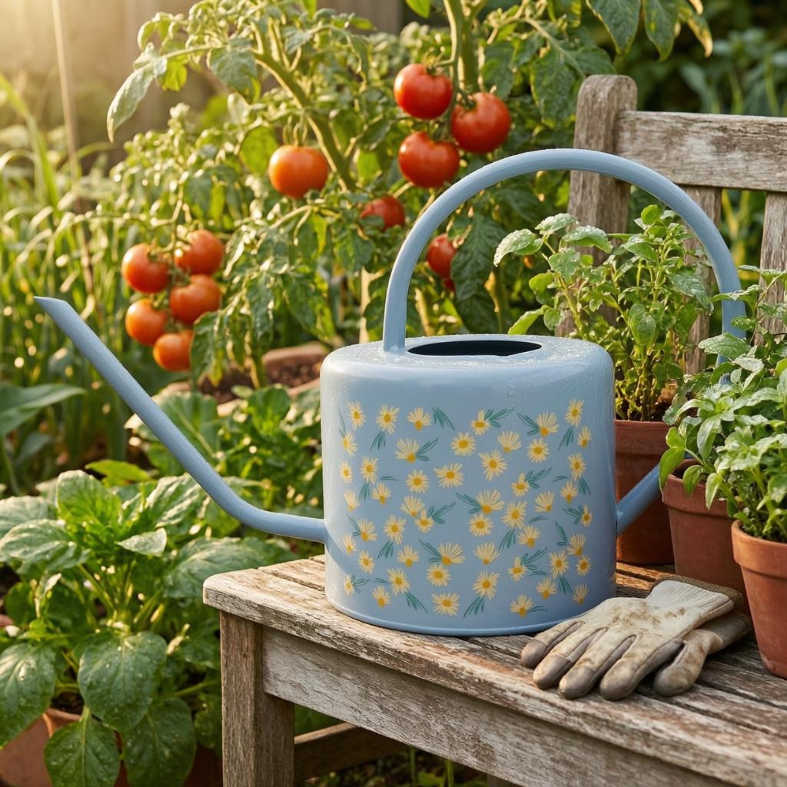 Long Spout Watering Can Floral - Gardening Tools Watering Can 评论和价格