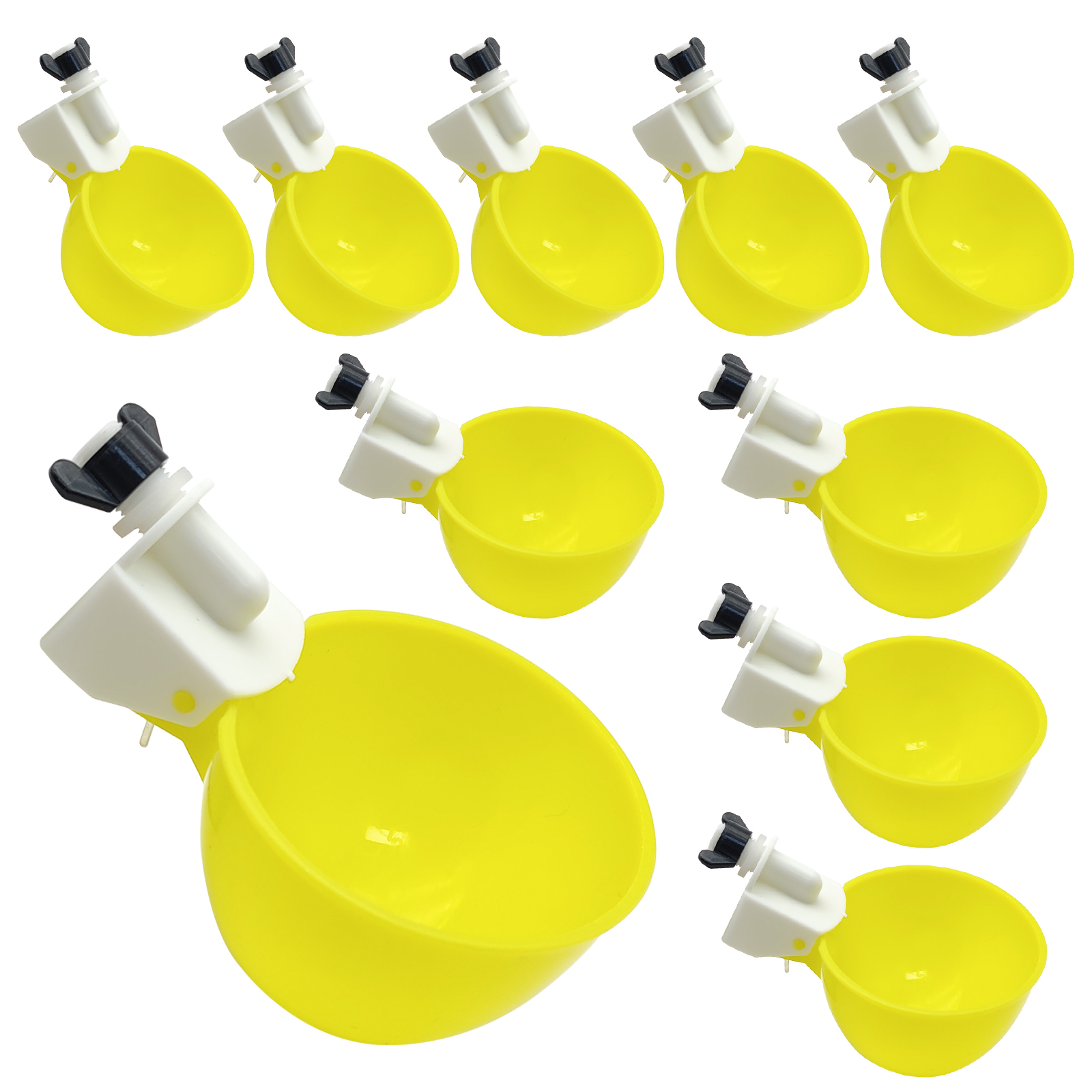 10PCS Chicken Drinker Cup Poul - Fertilizer Dispenser 评论和价格