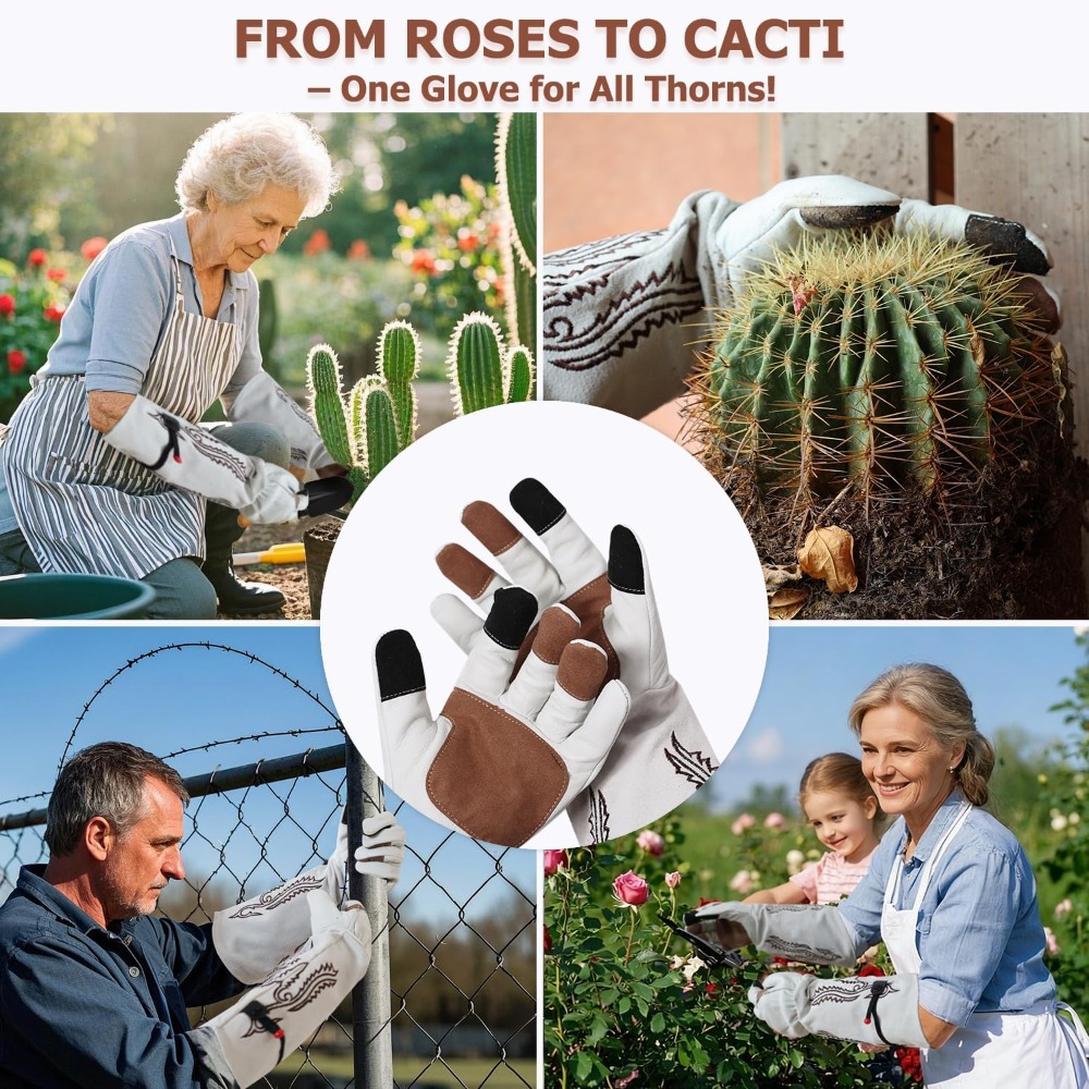 Long Gardening Gloves Thorn Pr - Garden Gloves Thorn Proof 评论和价格