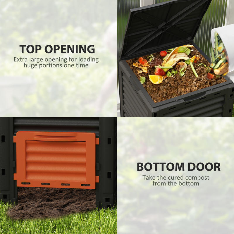 Garden Compost Bin 80 Gallon O - Compost Bin 评论和价格