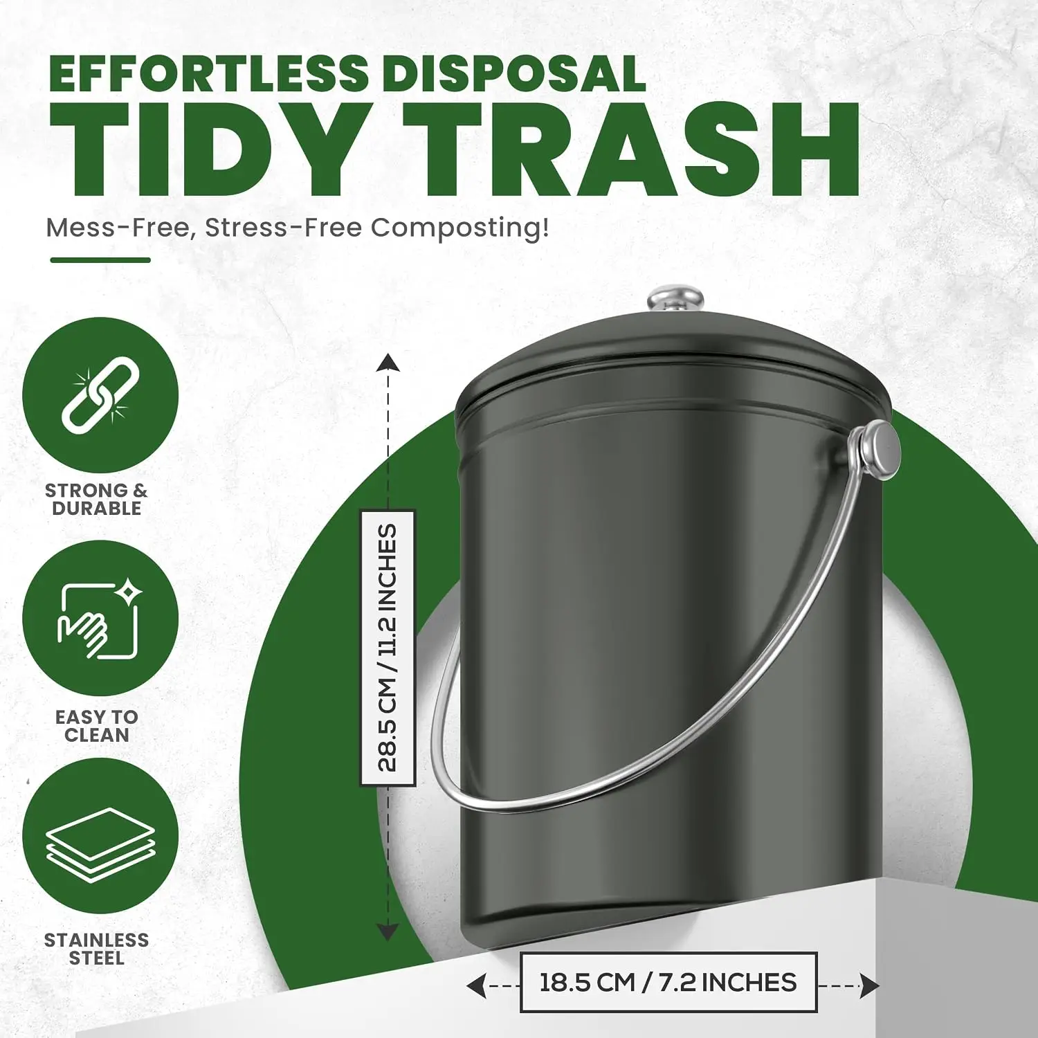 Kitchen Compost Bin for Kitche - Compost Bin 评论和价格