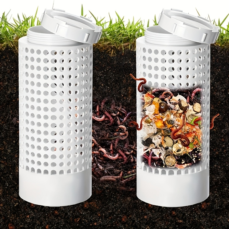 1pc Space-Saving PVC Earthworm - Compost Bin 评论和价格